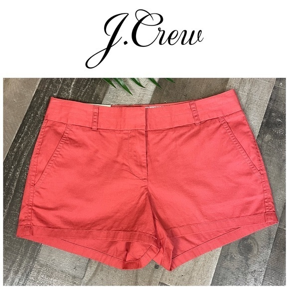 J. Crew Broken in Chino Shorts Sz 2/ small - Picture 1 of 9
